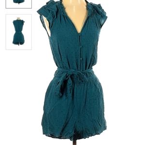 Super cute turquoise romper from Loft